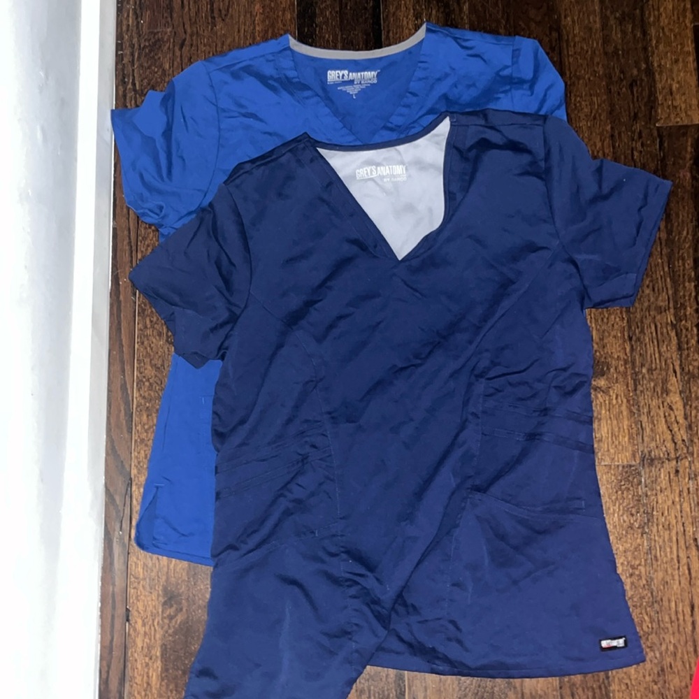 Grey’s Anatomy scrub tops (price is for both of them)